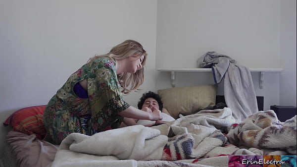 Nothing helps him get over a cold better than stepmom’s hot pussy